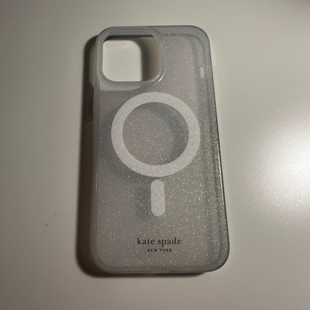 Kate Spade Silver iPhone Case with MagSafe
